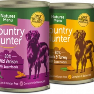 Natures Menu Country Hunter Game Selection Multipack Wet Dog Food Cans - 12 x 400g